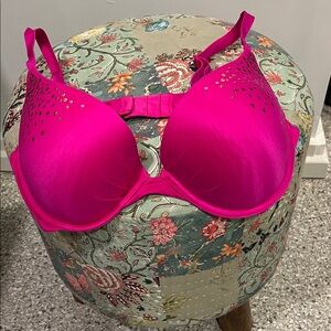 VICTORIA’S SECRET Hot Pink Plunge Bra Size 36 D